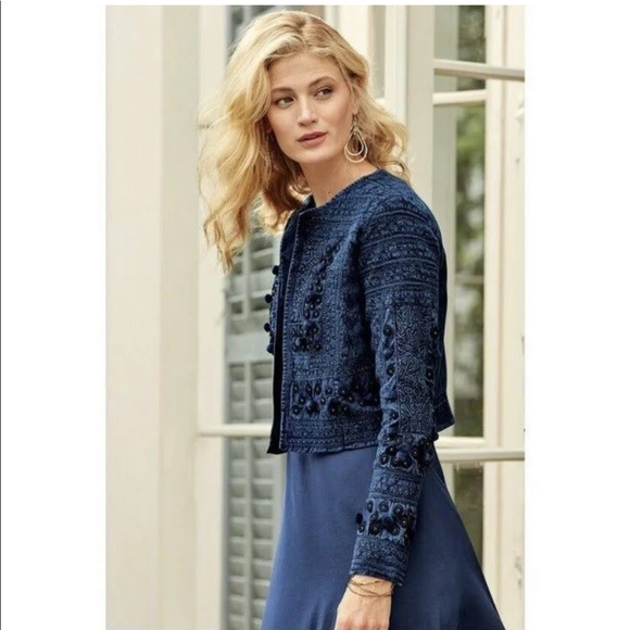 Theodora Bolero Jacket Nwt 